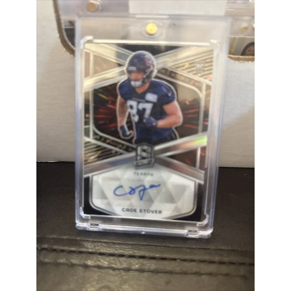 2024 CADE STOVER PANINI SPECTRA HYPER ROOKIE AUTO #RA-CSR 36/60, TEXANS